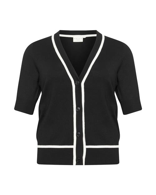 KAFFE CURVE Cardigan  beige / sort