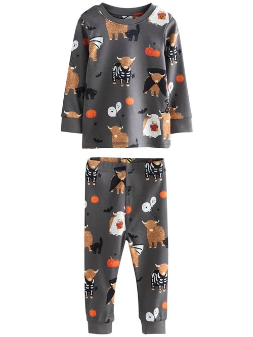 Next Nattøj 'Halloween'  lysebrun / mørkegrå / orange / sort