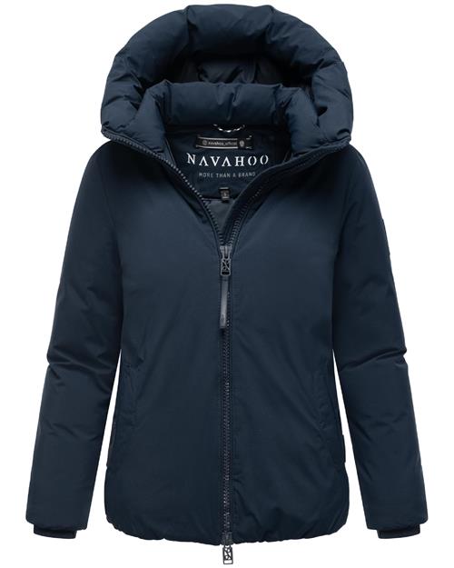 NAVAHOO Vinterjakke 'Blütenlicht 14'  navy