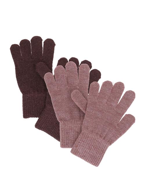 CeLaVi Handsker 'Magic'  gammelrosa / burgunder