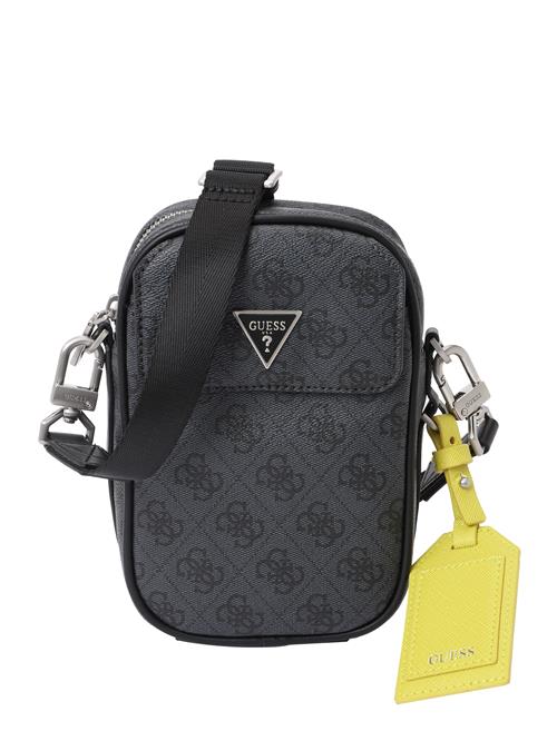 GUESS Skuldertaske 'MILANO CROSSBODY MICRO'  antracit / sort