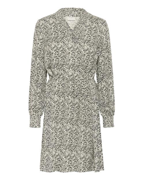 Kaffe Blusekjole 'Miriam'  creme / sort