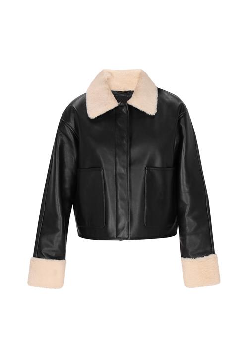 faina Overgangsjakke  creme / sort