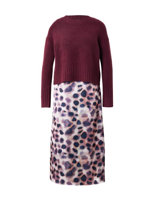 Cartoon Kjole  brun / bær / lyselilla / hvid