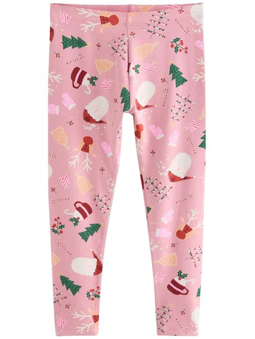 Next Leggings  grøn / pink / rød / hvid