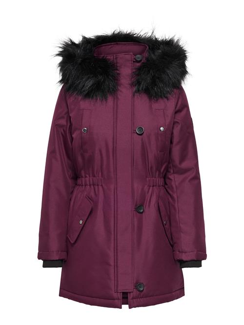 ONLY Vinterparka 'ONLIris'  vinrød