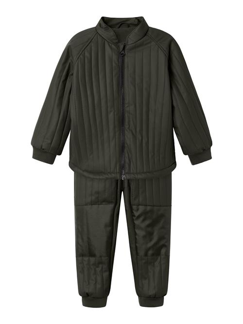 NAME IT Funktionsjakkesæt  mørkegrøn