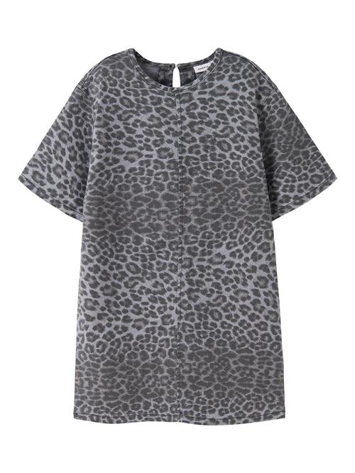 NAME IT Kjole  choko / grå / mudderfarvet