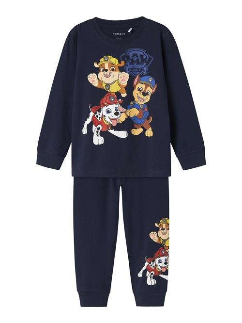 NAME IT Nattøj 'NMMARLO PAWPATROL'  natblå / brun / gul / hvid
