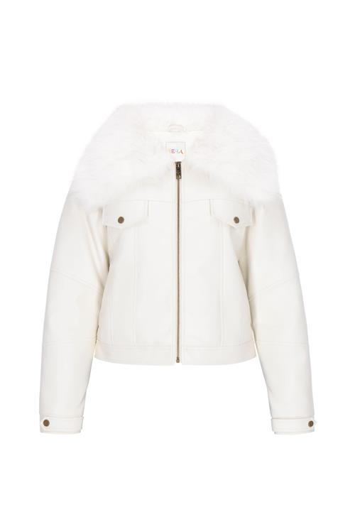 IZIA Vinterjakke 'Fashion Look'  offwhite