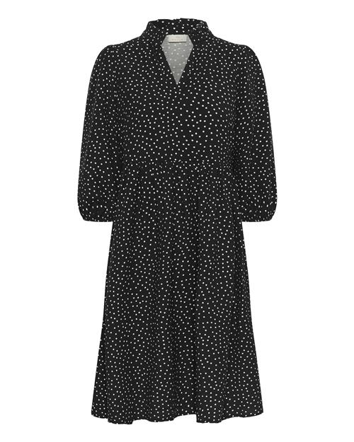 Kaffe Blusekjole 'Rea'  sort / hvid