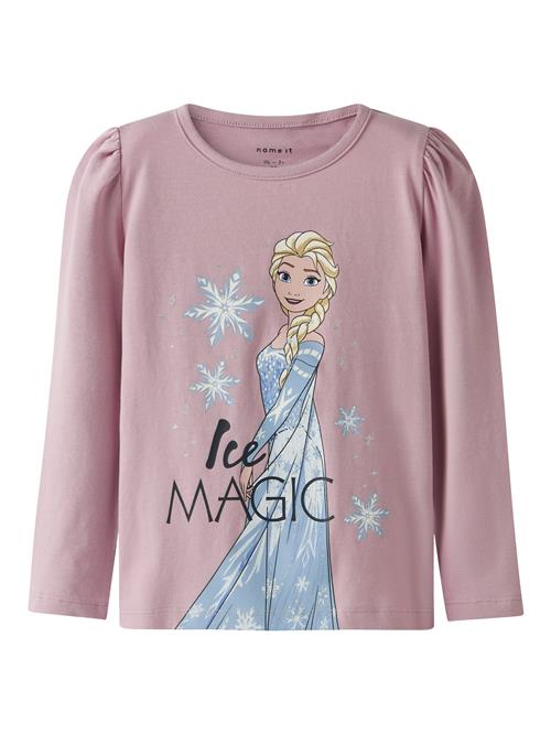 NAME IT Bluser & t-shirts 'NMFOSMA FROZEN'  lyseblå / lilla / hvid