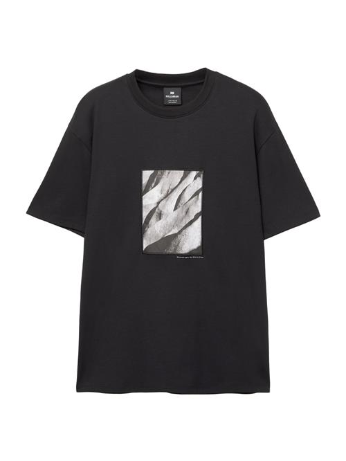 Pull&Bear Bluser & t-shirts  pastelgrøn / sort / hvid