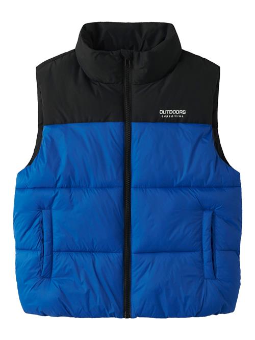 NAME IT Vest 'NKMMOLE'  blå / sort