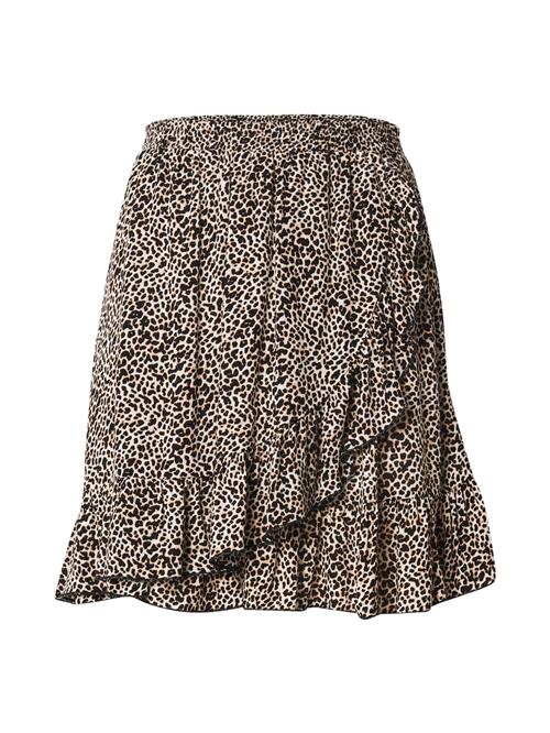 Hailys Nederdel 'Ki44ra'  karamel / lysebrun / mørkebrun