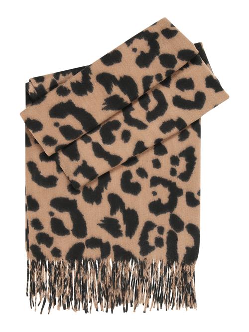 Zwillingsherz Sjal  brokade / sort