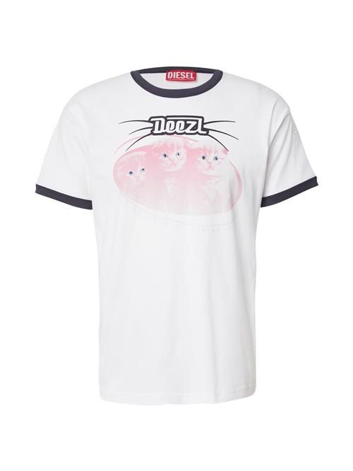 DIESEL Bluser & t-shirts  lyseblå / lys pink / sort / hvid
