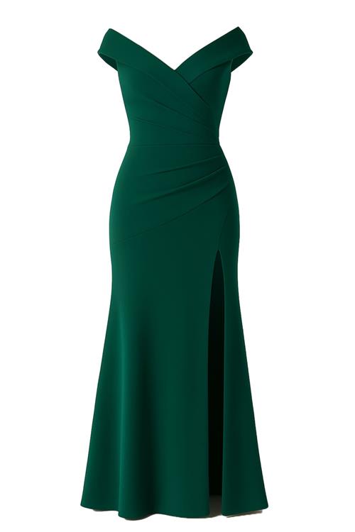 GODDIVA Kjole  mørkegrøn