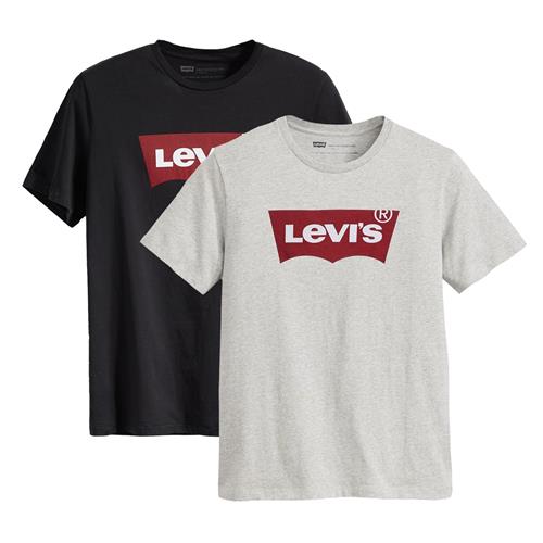 LEVI'S ® Bluser & t-shirts  grå / rød / sort / hvid