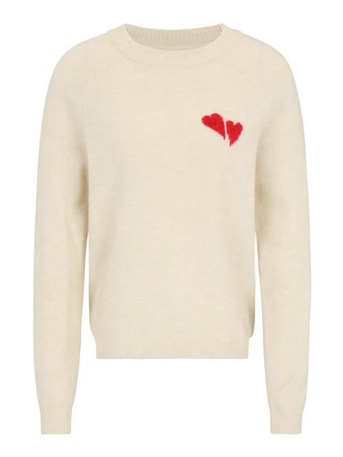 Vero Moda Maternity Pullover 'VMMBam'  creme / rød