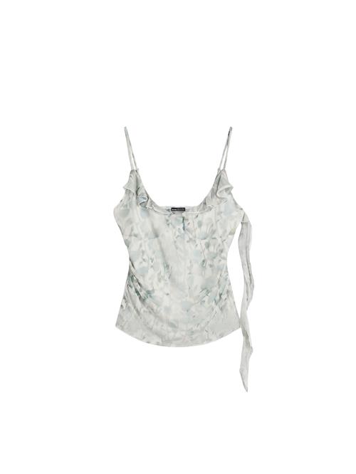 Bershka Overdel  greige / lysegrå / pastelgrøn