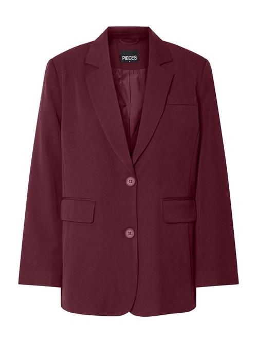 PIECES Blazer 'PCKamil'  mørkerød