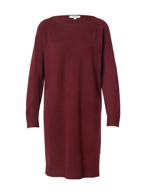 s.Oliver Strikkjole  vinrød