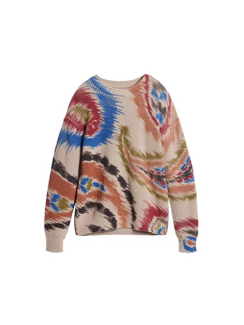 Desigual Sweatshirt  blå / rustbrun / lysebrun / oliven / rød