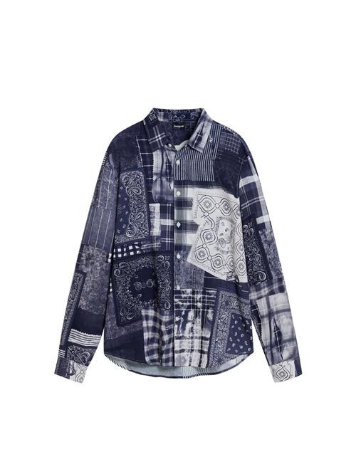 Desigual Skjorte  natblå / hvid