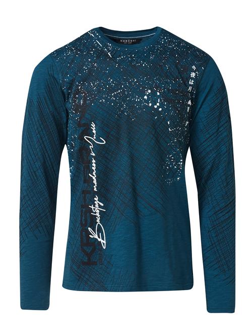 KOROSHI Bluser & t-shirts  mørkegrøn / sort / hvid