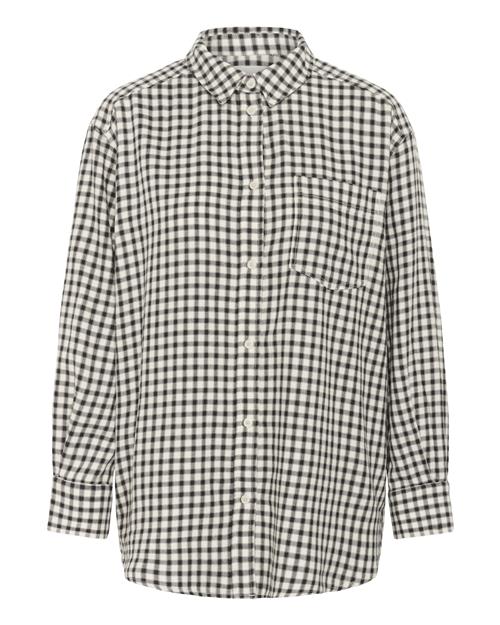 Part Two Bluse 'Samea'  beige / sort / uldhvid