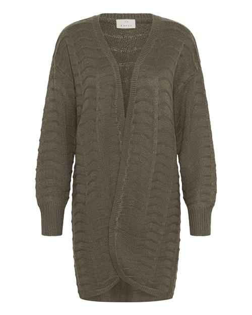 Kaffe Cardigan 'KAEmria'  oliven
