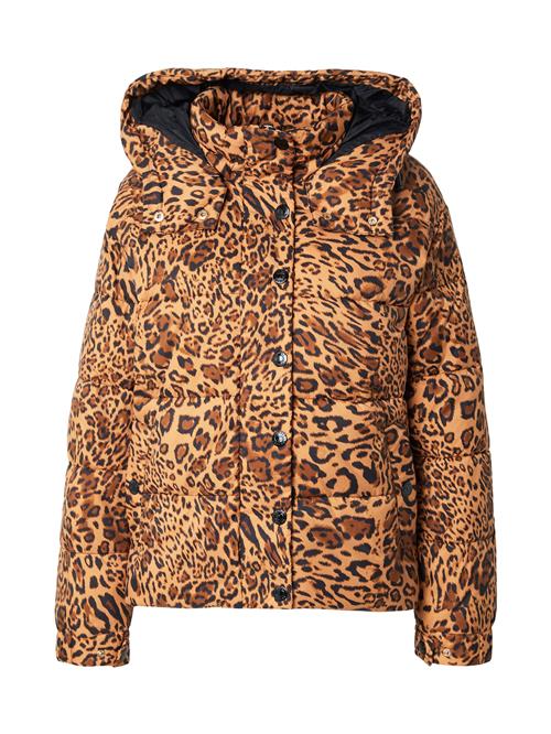 Twinset Overgangsjakke  karamel / cognac / sort