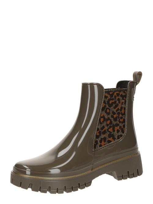 LEMON JELLY Gummistøvler 'RORY WOODLAND'  brun / grøn / sort