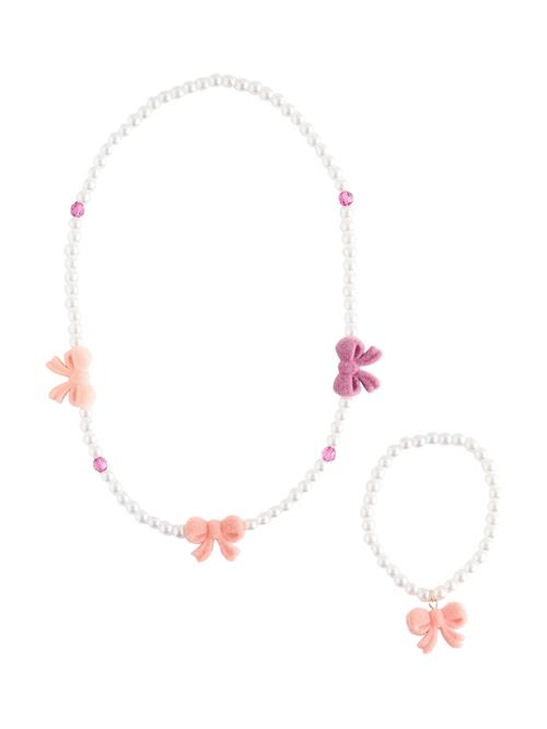 Next Smykker  pink / hindbær / perlehvid