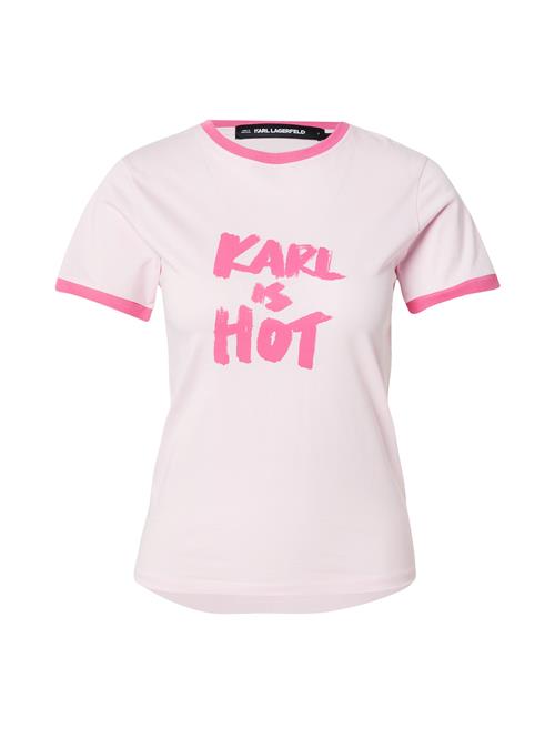 Karl Lagerfeld Shirts 'KARL IS HOT'  pink / rosé