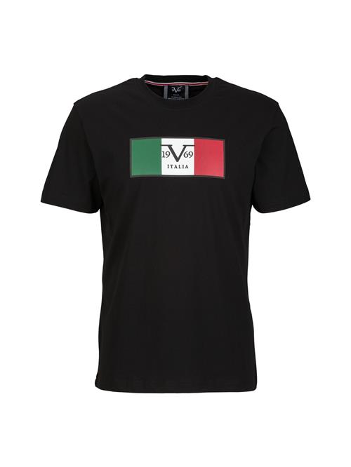 19V69 ITALIA Bluser & t-shirts 'Rafael Carrier 5'  grøn / rød / sort / hvid