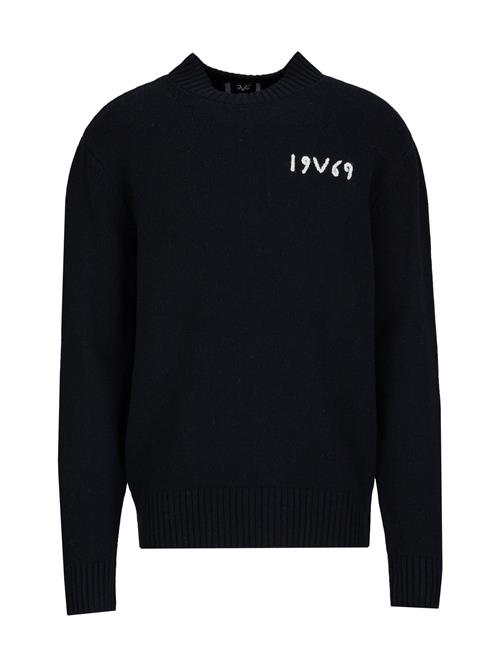 19V69 ITALIA Pullover 'Anteo'  navy / hvid