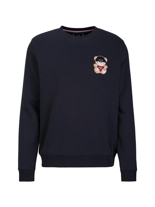 19V69 ITALIA Sweatshirt 'Nico Aprés Ski'  beige / navy / rød