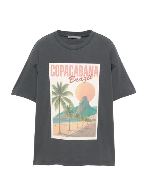 Pull&Bear Shirts  beige / antracit / grøn / orange