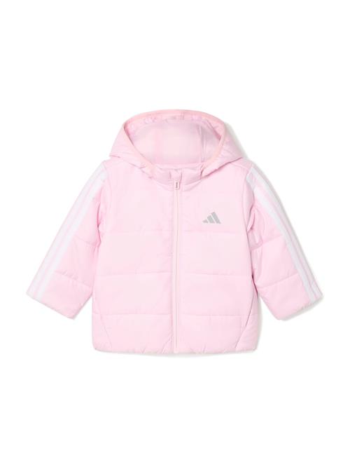 ADIDAS SPORTSWEAR Sportsjakke 'ESS'  lyserød / hvid