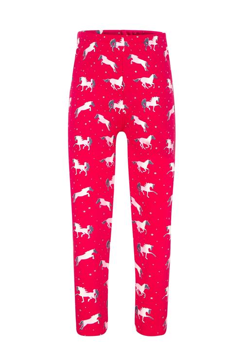 happy girls Leggings  antracit / purpur / pastelrød / hvid