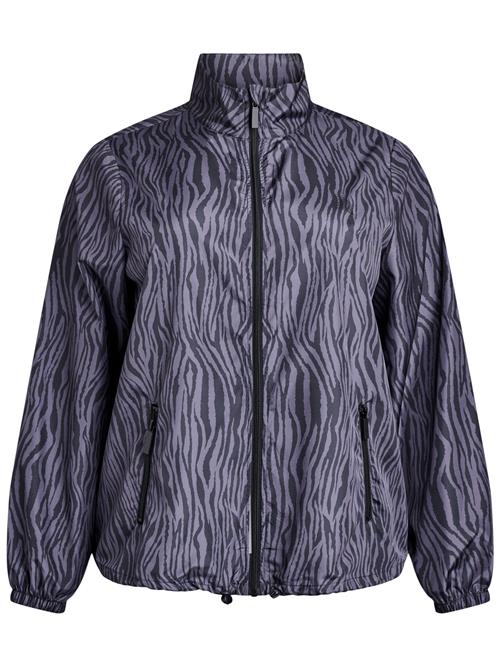 Active by Zizzi Sportsjakke  grå / sort