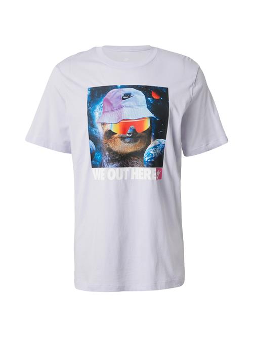 Nike Sportswear Bluser & t-shirts 'OC PHOTO 1'  blå / lyselilla / orange / hvid