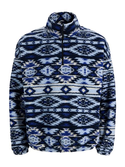 JACK & JONES Pullover 'JOREDDIE'  blå / natblå / himmelblå