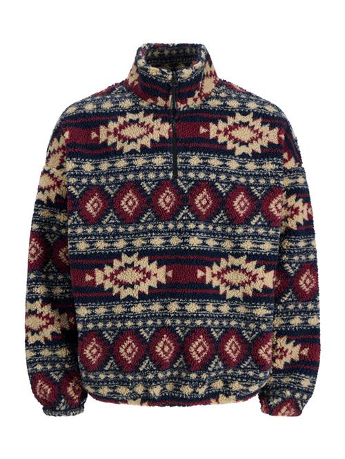 JACK & JONES Pullover 'JOREDDIE'  beige / blå / rød