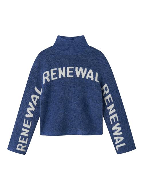 NAME IT Pullover 'NKFNuva'  blå-meleret / hvid