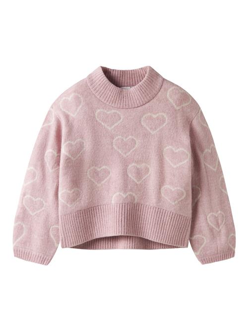 NAME IT Pullover  purpur / naturhvid