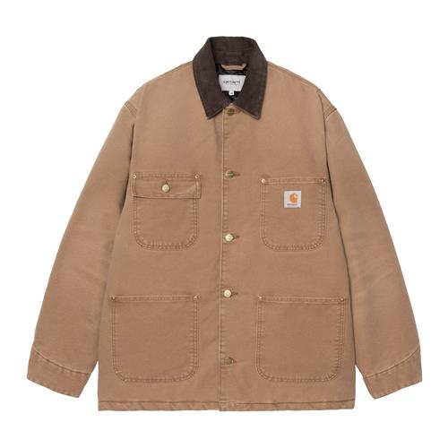 Carhartt WIP Overgangsjakke 'OG Chore'  brokade / mørkebrun