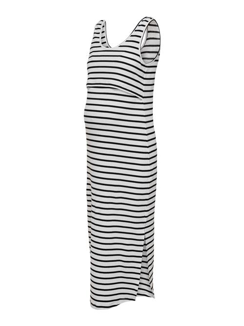 Only Maternity Kjole 'OLMLIxa'  sort / hvid